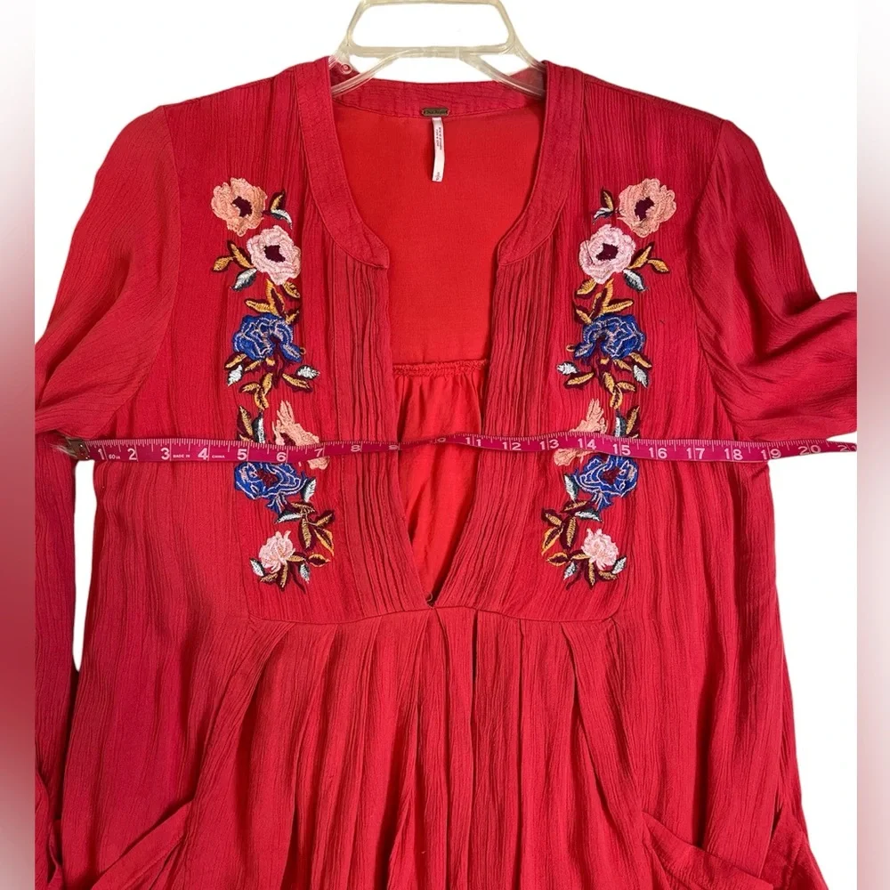 Free People embroidered mini dress‎